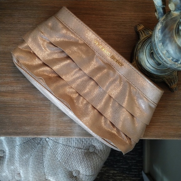 gold shimmer clutch